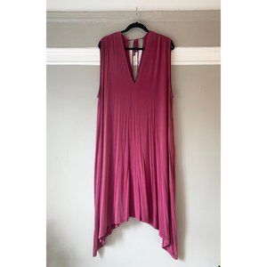 Anthropologie Garnet-Colored Midi Dress - size L